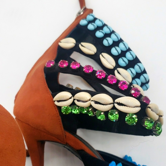 Giuseppe Zanotti size 40 color multi 100%Authentic NEW NEVER BEEN WORN - Picture 6 of 17